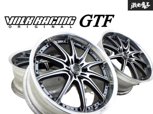 ★希少!! 絶版!!★ RAYS レイズ VR ボルクレーシング GTF 19インチ 8.5J +42(実測) PCD114.3 5穴 ホイール 単体 4本 セダン系 棚41D拍卖