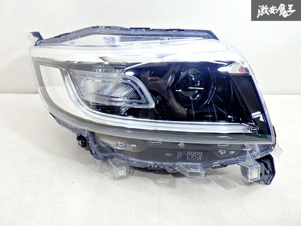 【点灯確認済み】スズキ 純正 MK53S スペーシア カスタム LED ヘッドライト ヘッドランプ 右 右側 運転席側 ICHIKOH 1960 即納 棚44A拍卖
