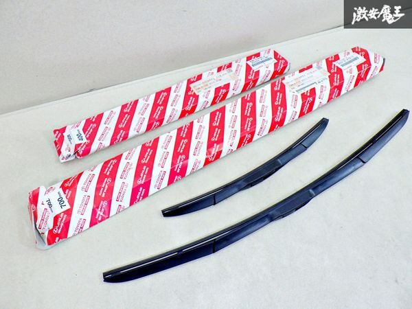 【新品未使用品!】トヨタ純正 50系 プリウス フロント エアロ ワイパーブレード 左右セット 85212-47210 85222-47190 即納 棚13D拍卖