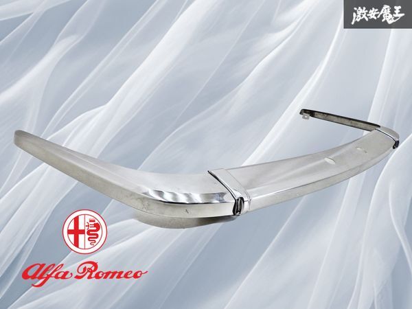 ★希少 当時物★ Alfa-Romeo アルファロメオ 105系 1300GT 純正 リア メッキ バンパー 外装 即納 棚31F2拍卖