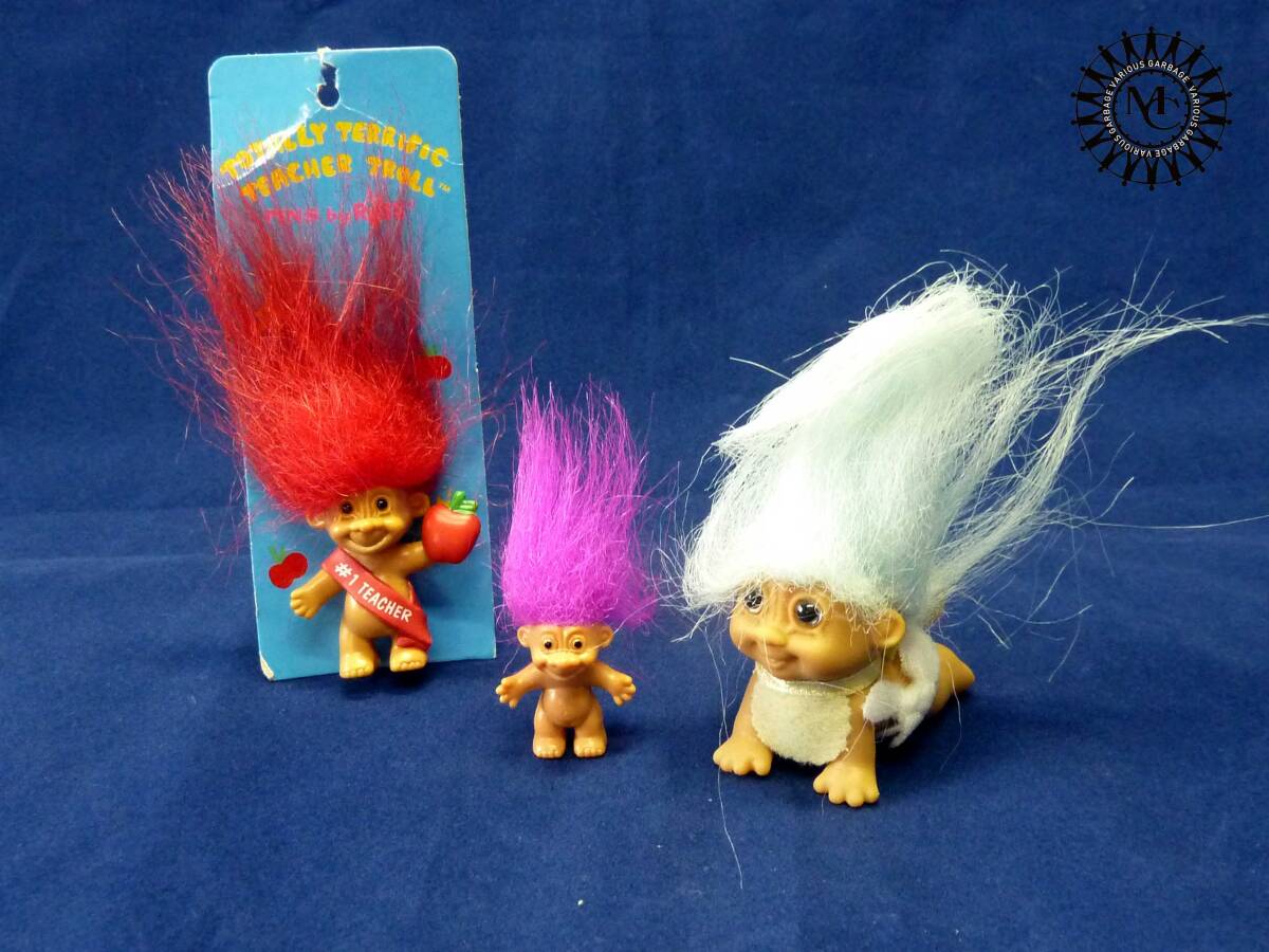 【y5796】送料270円~◆troll/トロール人形/doll/RUSS/バッジ/ベビー/妖精◆検索ビンテージレトロ天使拍卖