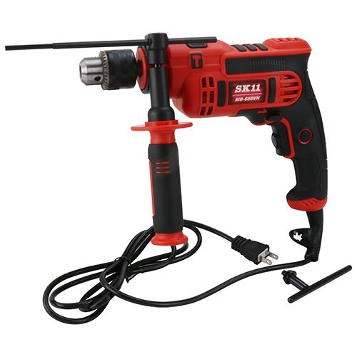 沖縄・離島地域発送不可 SK11 コード式振動ドリル13mm SID-650VN ●穴あけ能力:コンクリート13mm、鉄工10mm、木工21mm。拍卖
