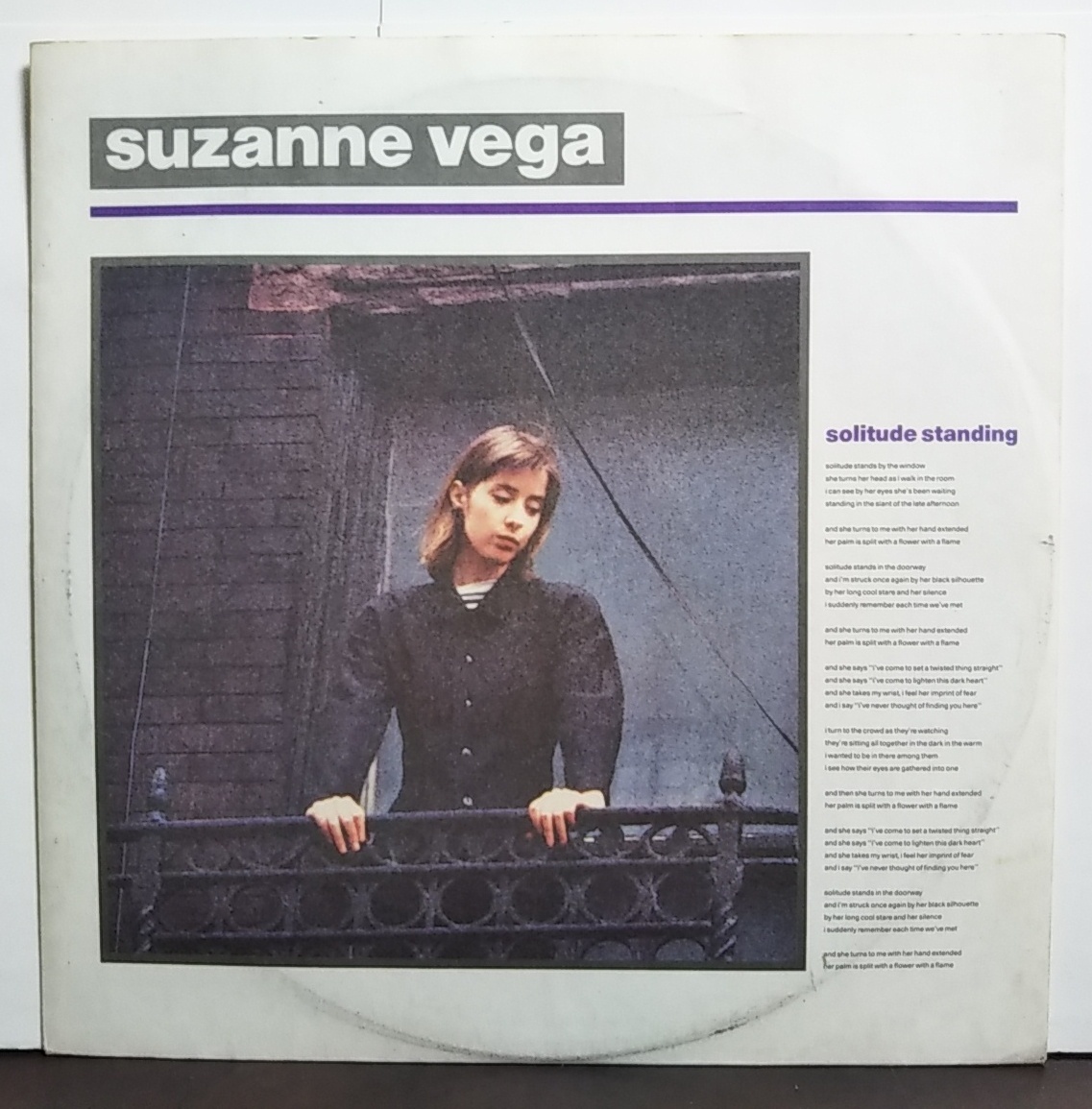 スザンヌ・ヴェガ/Suzanne Vega /Solitude Standing /UK盤/中古10インチ!!3027拍卖