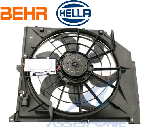 HELLA BEHR製 純正OEM BMW 3シリーズ E46 ラジエター電動ファン ラジエーター 電動ファン ブロアファン ブロアモーター 7561757拍卖