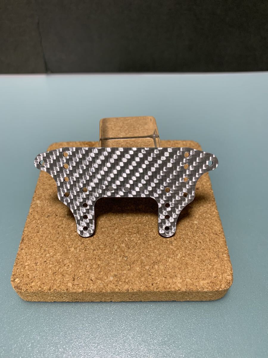 ミニ四駆 カーボンリヤブレーキステー 1.5mmシルバー 無地拍卖