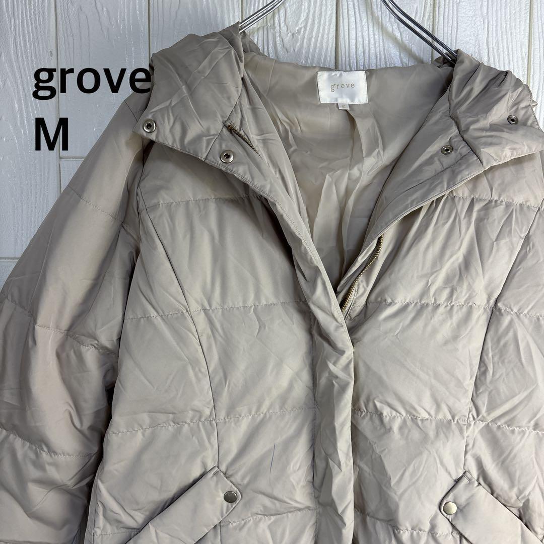 grove ベージュ ダウンジャケット Mサイズ拍卖