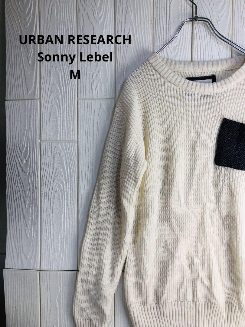 URBAN RESEARCH Sonny Lebel アイボリー 長袖セーター拍卖
