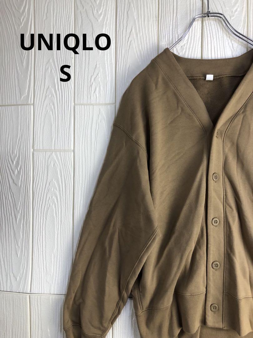 UNIQLO ベージュ Vネック カーディガン Sサイズ拍卖