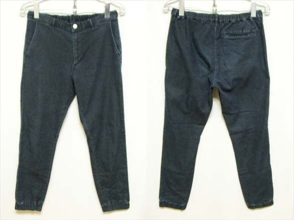 【M389】送料無料★美中古品★UNIQLO ユニクロ デニム ジョガーパンツ 321-198023(71-01) Mサイズ インディゴブルー ストレッチ ジーンズ拍卖
