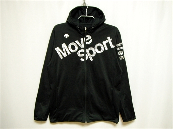 【M394】送料無料★美中古品★DESCENTE Move Sport デサント タフスウェット フルジップパーカー DMMNJF11 Oサイズ 大きめ ll xl 2l拍卖