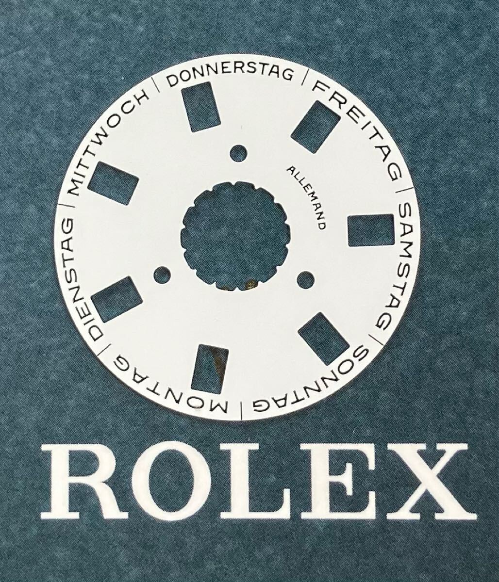 純正 ドイツ 18039 18239 118239 ロレックス デイデイト カレンダー 文字盤 ROLEX DAY-DATE silver calendar GENUINE 3055 3155 german y拍卖