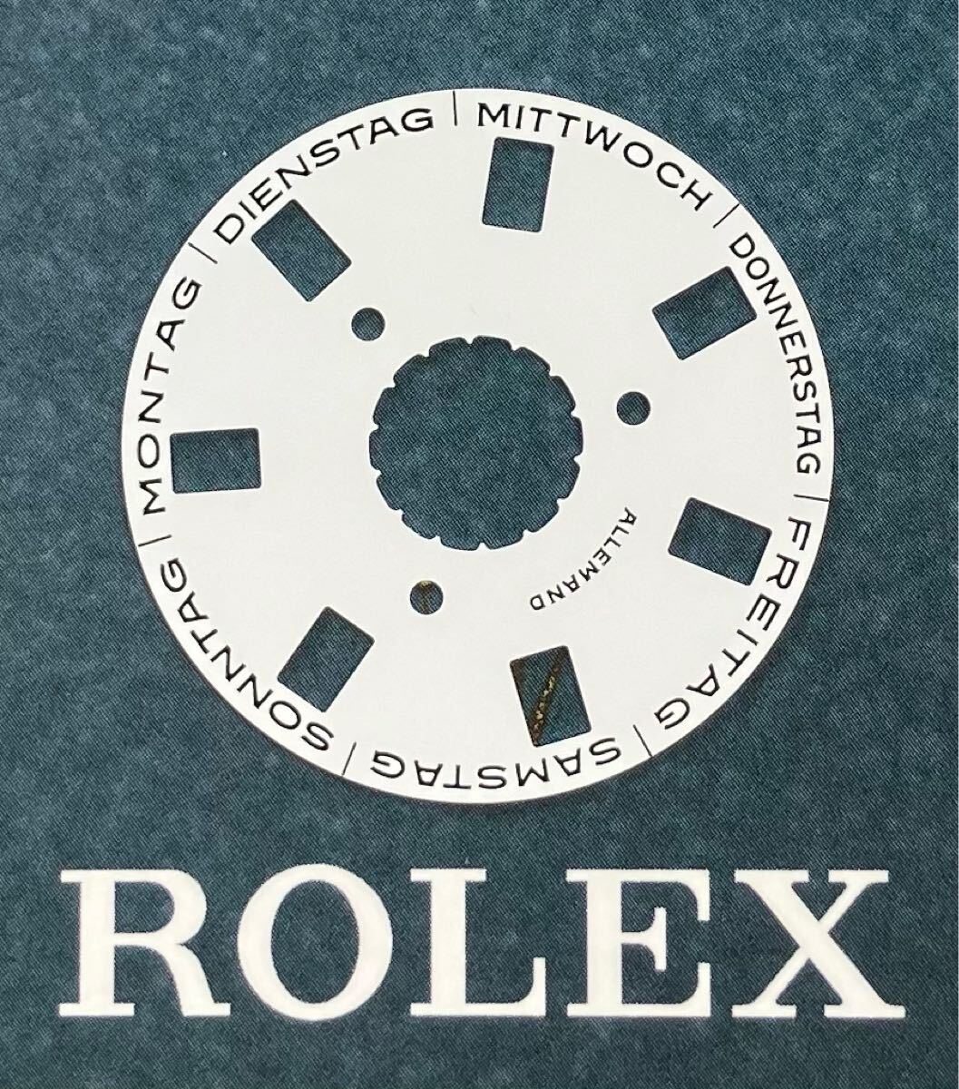 純正 ドイツ 18039 18239 118239 ロレックス デイデイト カレンダー 文字盤 ROLEX DAY-DATE silver calendar GENUINE 3055 3155 german a2拍卖