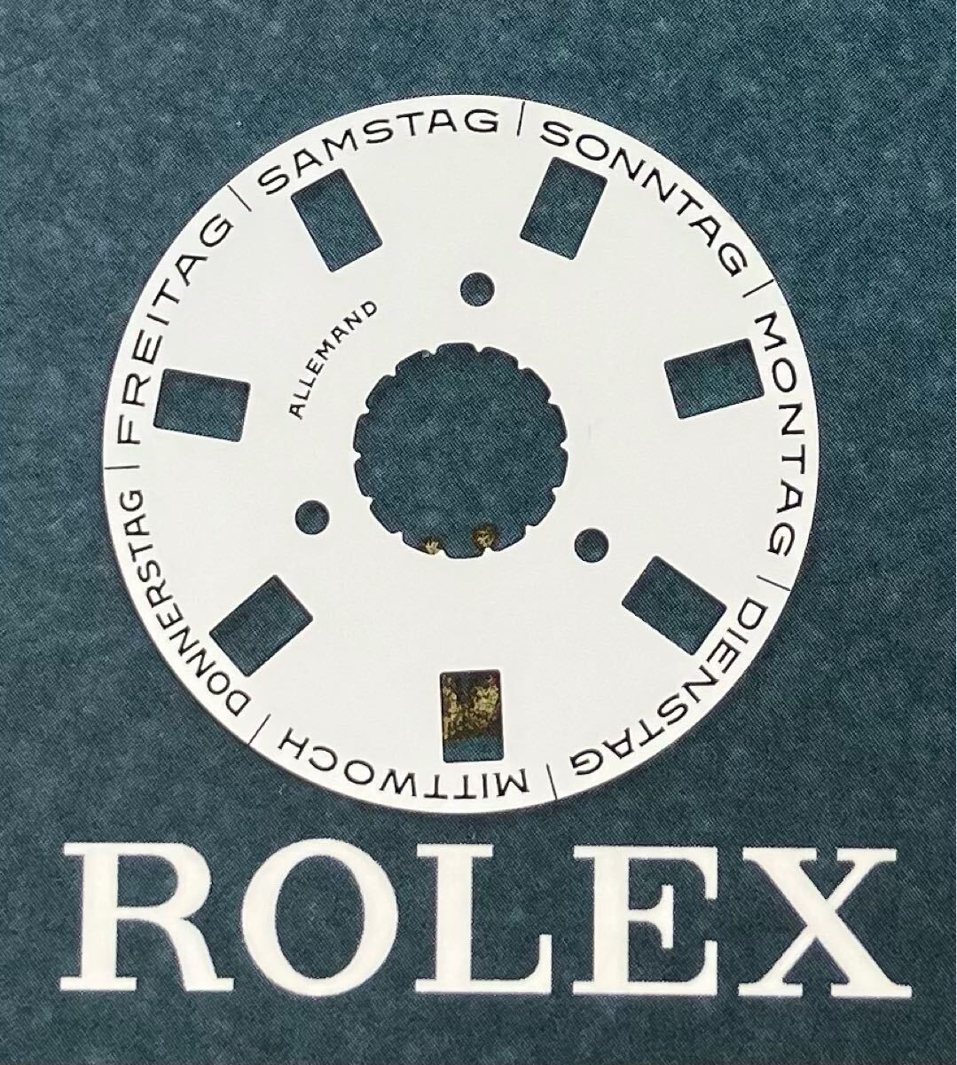 純正 ドイツ 18039 18239 118239 ロレックス デイデイト カレンダー 文字盤 ROLEX DAY-DATE silver calendar GENUINE 3055 3155 german u拍卖
