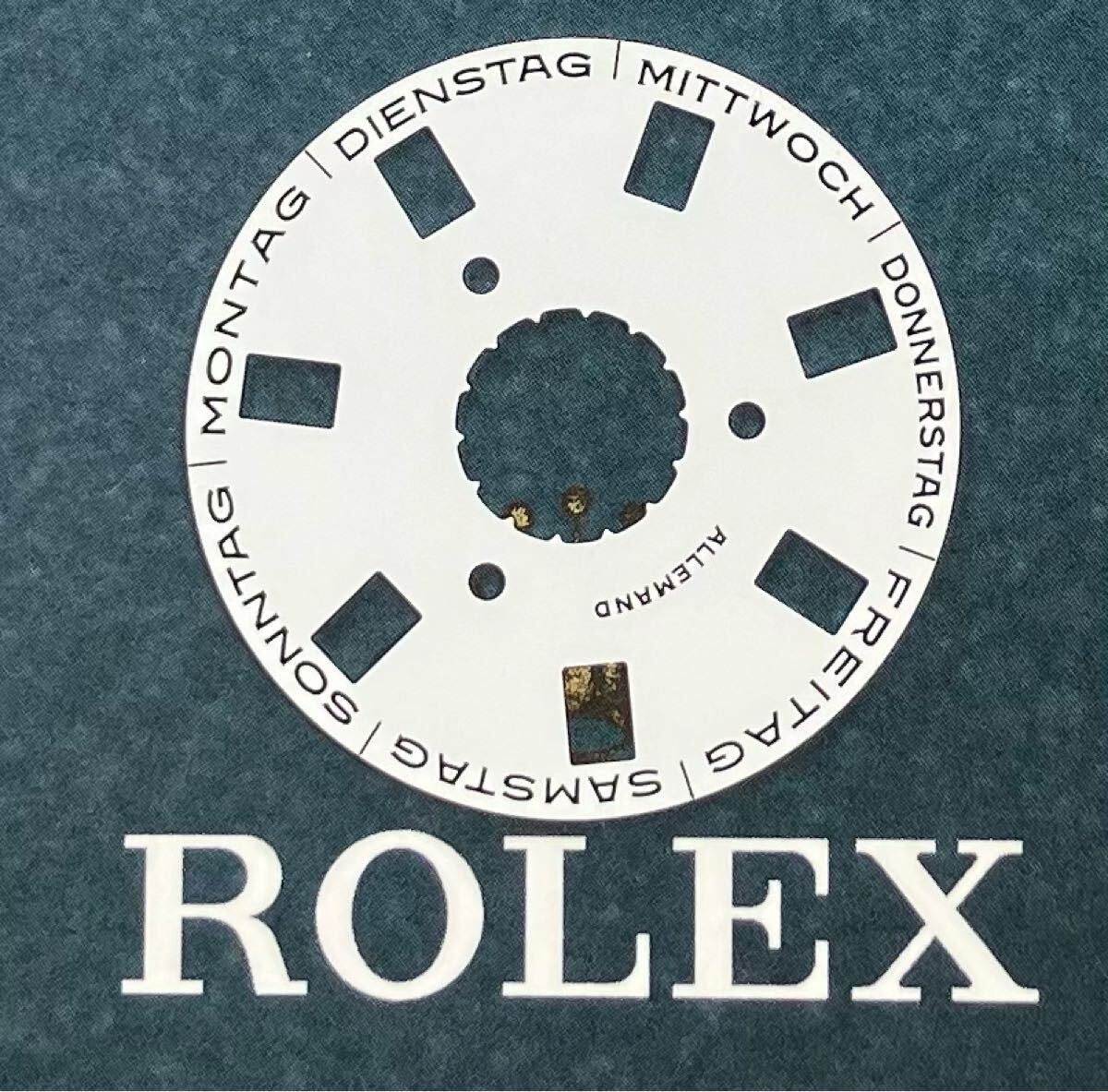 純正 ドイツ 18039 18239 118239 ロレックス デイデイト カレンダー 文字盤 ROLEX DAY-DATE silver calendar GENUINE 3055 3155 german f拍卖