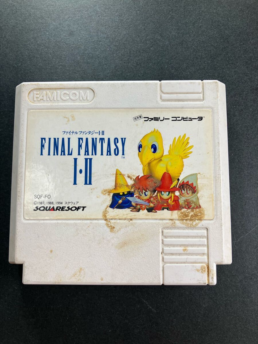 動作確認 ソフト ファイナルファンタジー1.2 soft FC ファミリーコンピュータ ファミコン family computer Nintendo 任天堂 SQF-FO I II拍卖