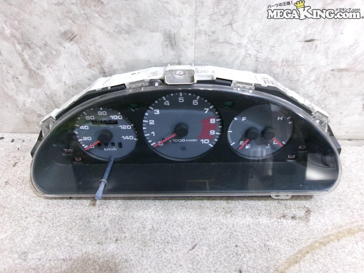 ★希少★L200S ミラ ターボ 純正 ノーマル スピードメーター 走行76,745.0km 83200-87B04 / 2S9-592拍卖