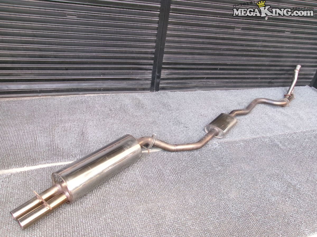 ベンツ W123 280 セダン 社外 オールステンレス マフラー 2本出し 当時物 M110 / S9-973拍卖