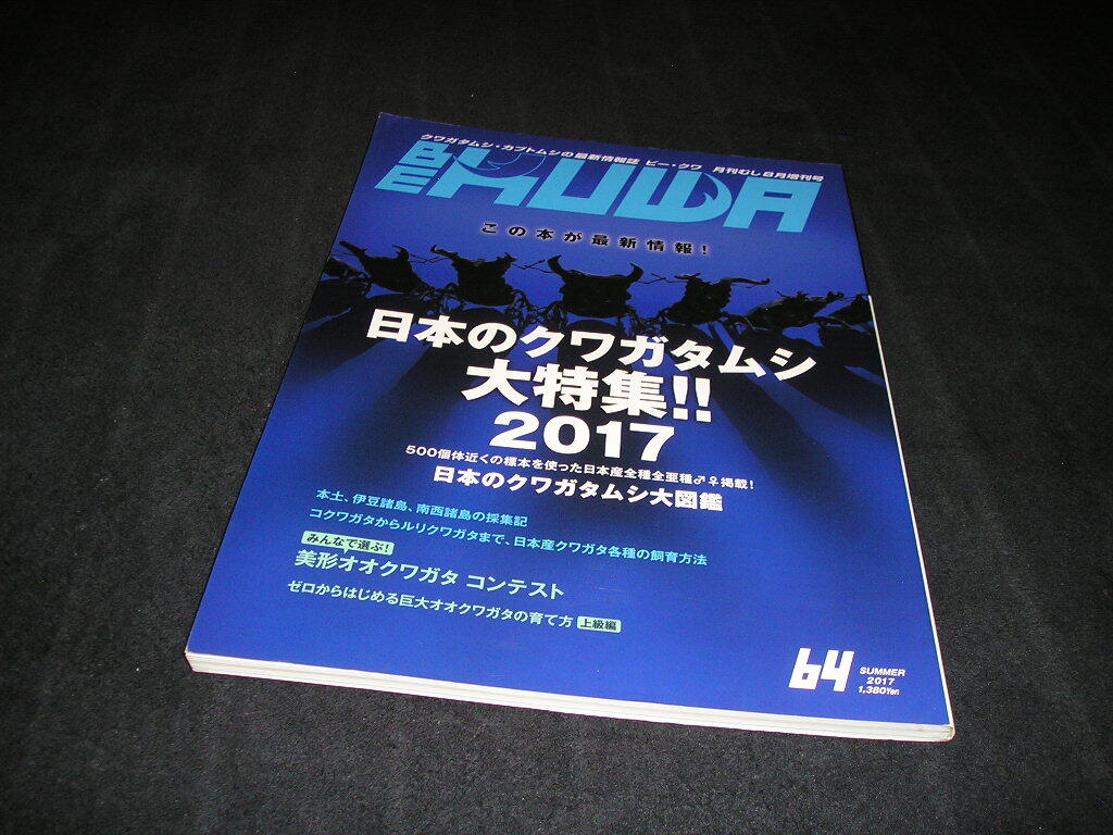 ビークワ BE-KUWA No.64 日本のクワガタムシ大特集!!拍卖