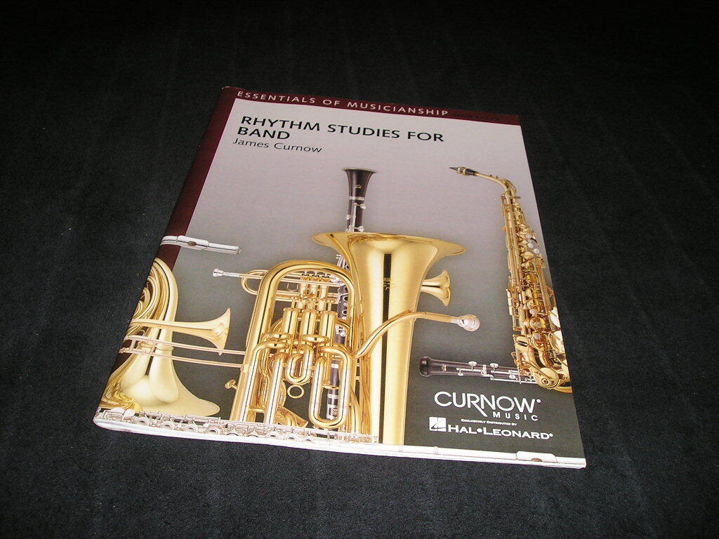 RHYTHM STUDIES FOR BAND James Curnow ESSENTIALS OF MUSICIANSHIP GRADE2/3/4 HAL LEONARD ジェイムズ・カーナウ 楽譜 スコア MUSIC拍卖