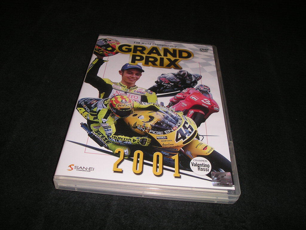 GRAND PRIX 2001 FIM World Championship DVD バレンティーノ・ロッシ ケニー・ロバーツ・ジュニア ロードレース世界選手権拍卖