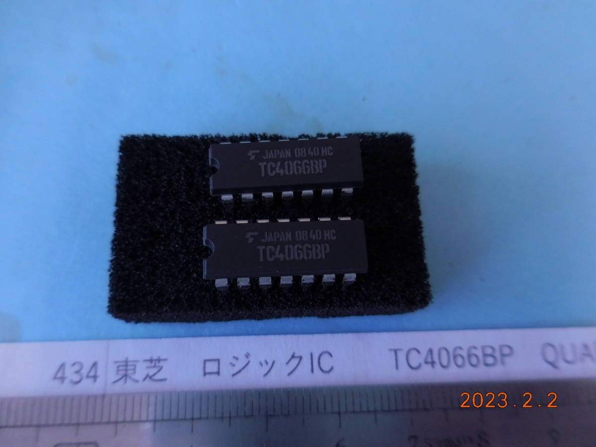 東芝 ロジックIC TC4066BP QUAD BILATERAL SWITCH 8個1組 #434拍卖