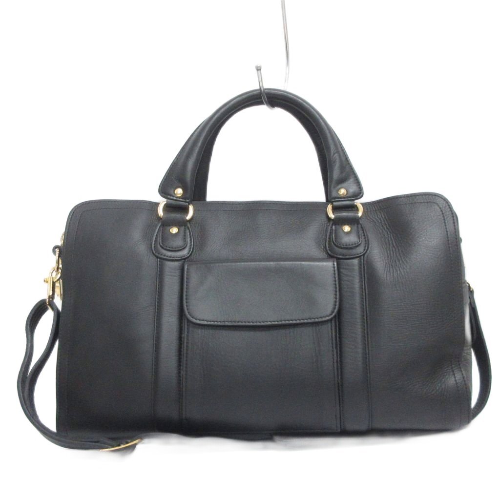 ポーター PORTER 吉田カバン バロン BARON ボストンバッグ ハンド ショルダー ロック付き オールレザー 黒 ブラック 鞄 メンズ拍卖