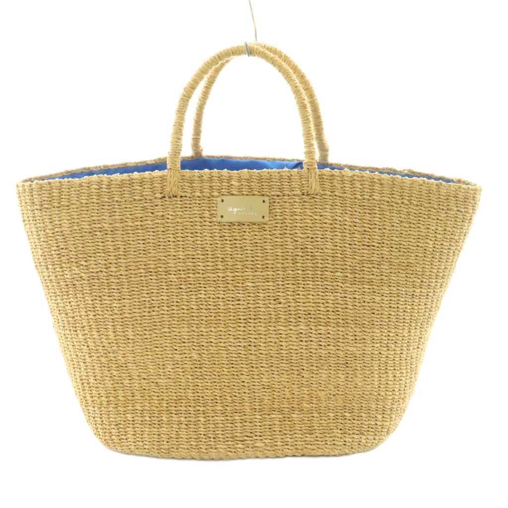 アニエスベー ボヤージュ Agnes b. VOYAGE かごバッグ ハンドバッグ ベージュ /MI ■OS レディース拍卖