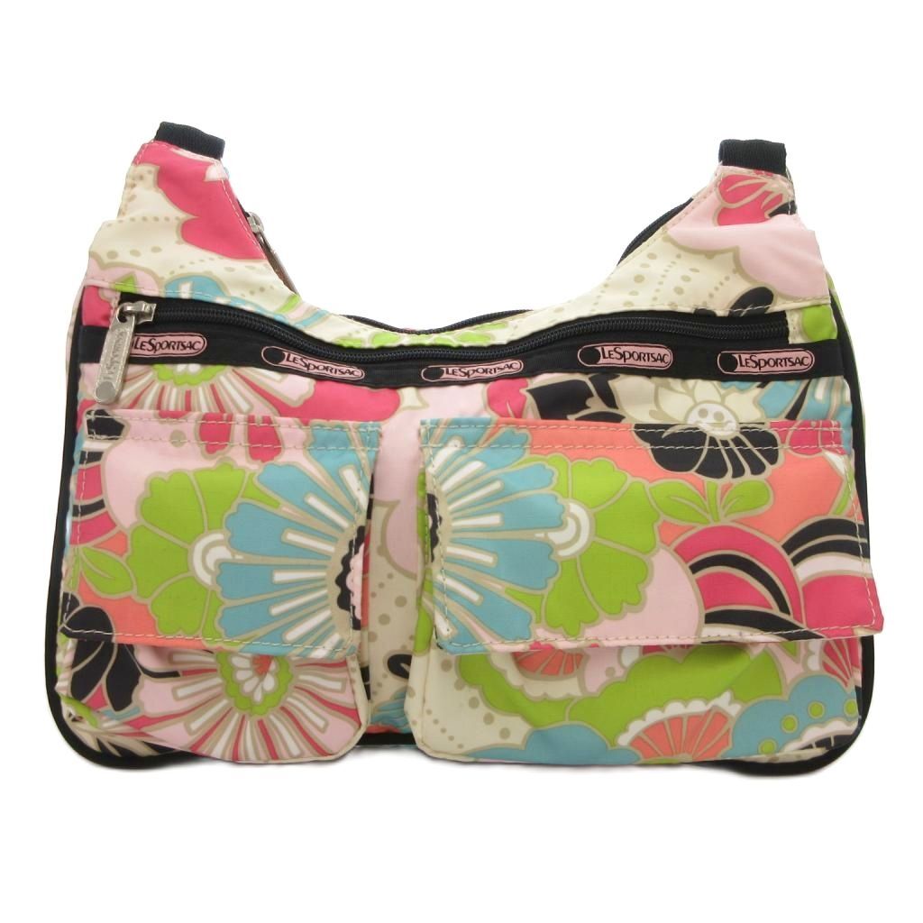 レスポートサック LesportSAC ショルダーバッグ 花がら 白 ホワイト /JS レディース拍卖