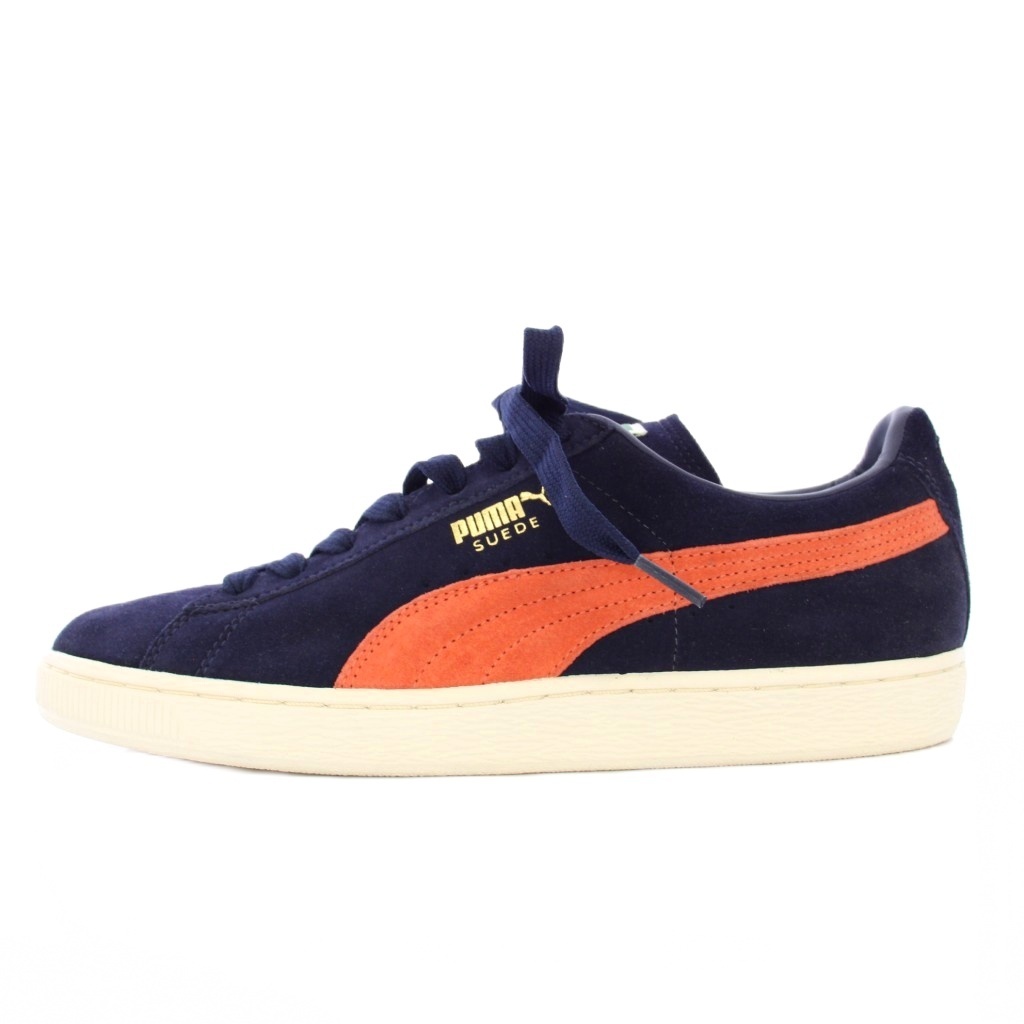 未使用品 プーマ PUMA SUEDE CLASSIC + スニーカー シューズ スエード US9.5 27.5cm 紺 356568 42 /TK メンズ拍卖