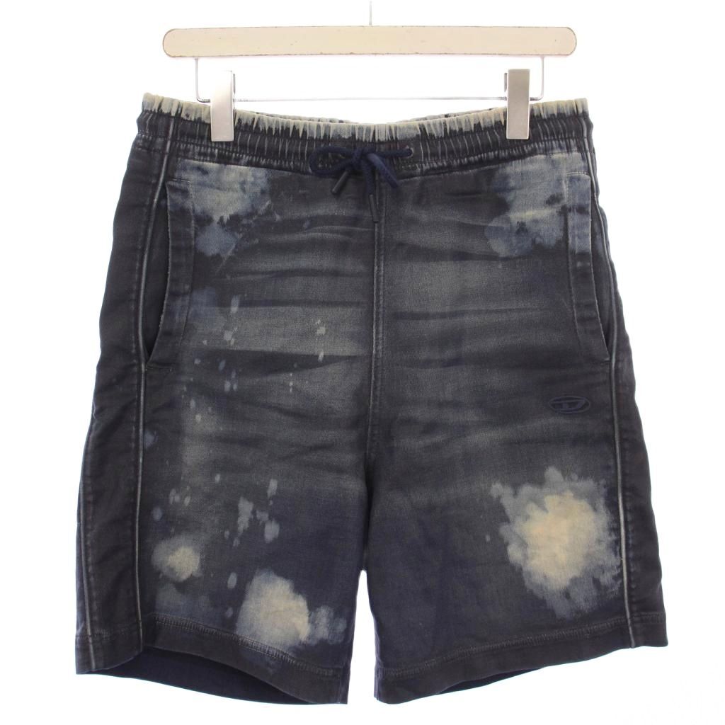 ディーゼル DIESEL D-Boxy-S Track Denim トラックデニム ハーフパンツ ショートパンツ イージー ウエストゴム ストレッチ インディゴ拍卖