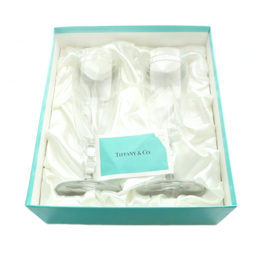 ティファニー TIFFANY & CO. ペアグラス ワイングラス カクテルグラス 2個セット 食器 ロゴ 透明 クリア /MP ■GY11 その他拍卖