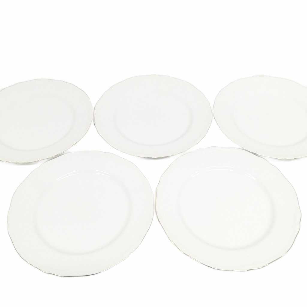 ノリタケ プリンセスブーケ ゴールド 27cm プレート 平皿 5枚 セット拍卖