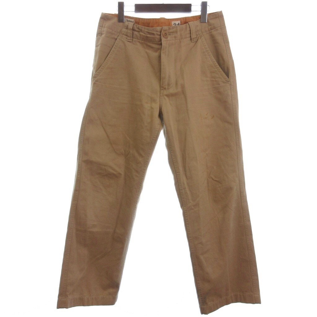 ティンバーランド Timberland コットン チノパンツ ストレート ベージュ ベージュ W31 ■ECT メンズ拍卖