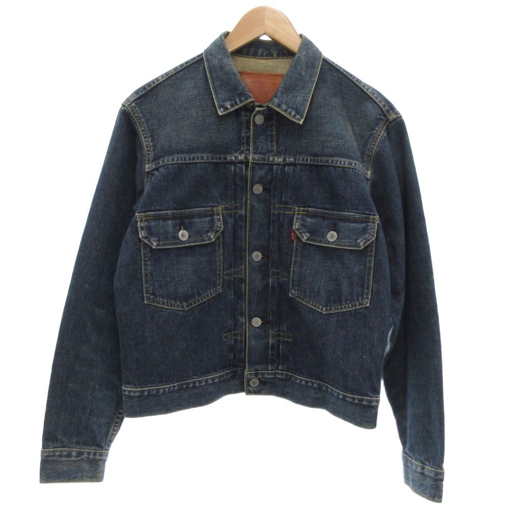 リーバイス Levi's ヴィンテージ 95年製 復刻 71507XX 2nd デニムジャケット Gジャン ビッグE 赤耳 38 ブルー系 /UO メンズ拍卖