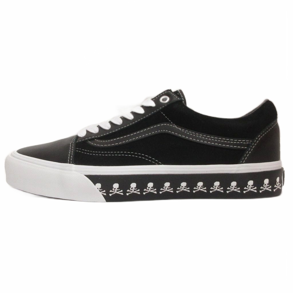 バンズ MASTERMIND WORLD × Vault by Vans Old Skool VLT LX オールドスクール スニーカー 黒 ブラック US10.5 28.5cm ☆AA★ メンズ拍卖