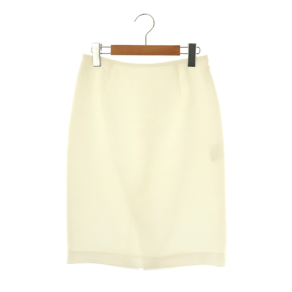 アナイ ANAYI タイトスカート 膝丈 38 ホワイト /HK ■OS ■SH レディース拍卖