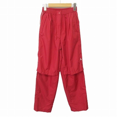 ルコックスポルティフ le coq sportif ゴルフ レインパンツ M 赤 レディース拍卖