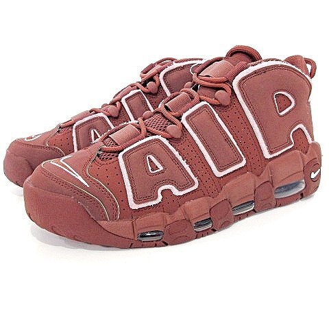 未使用品 ナイキ NIKE エア モアアップテンポ 96 DV3466-200 モアテン ダークポニー スニーカー 27.5cm 茶 ブラウンxピンク拍卖