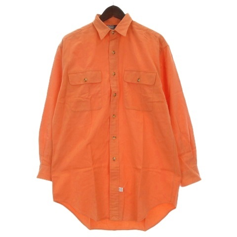 ポロ バイ ラルフローレン Polo by Ralph Lauren シャツ 長袖 オレンジ S 250904E ■GY09 メンズ拍卖