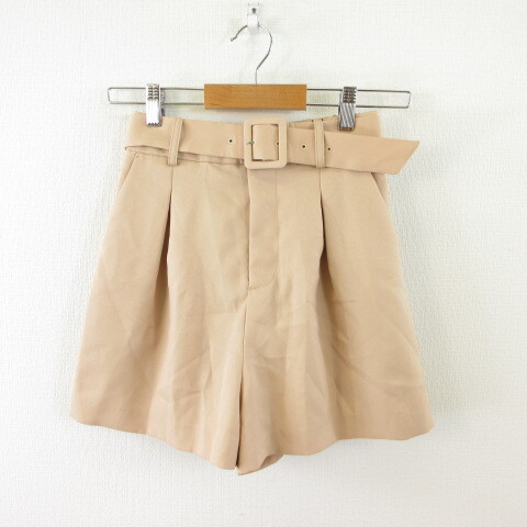 未使用品 Rumor.s キュロット ショートパンツ ベージュ F *T147 レディース拍卖
