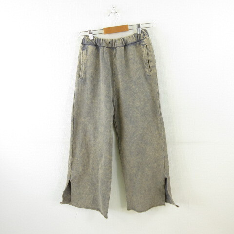マウジー MOUSSY スウェットパンツ ロング GARMENT DYE CUT OFF ベージュ グレー 2 *A972 レディース拍卖