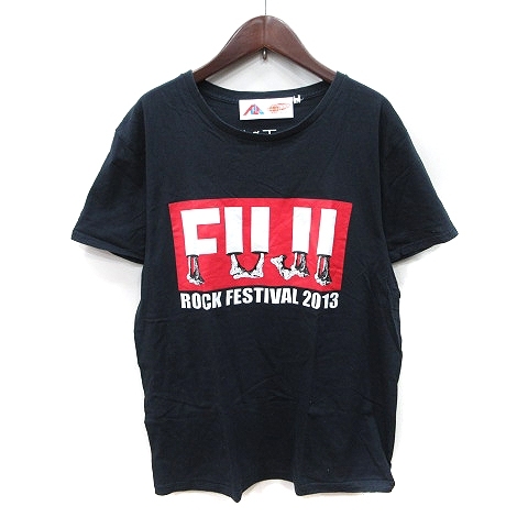 ビームス BEAMS Tシャツ カットソー 半袖 L 黒 ブラック /YI メンズ拍卖