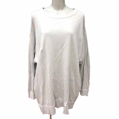 プラージュ Plage ワンピース チュニック スウェット 長袖 グレージュ /YK レディース拍卖