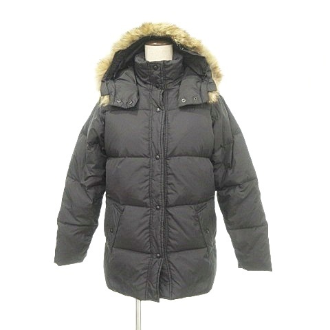 ジャーナルスタンダード JOURNAL STANDARD ラクーンファー ダウンコート アウター ジャケット 黒 ブラック ■YHS4拍卖