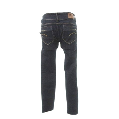 ジースターロウ G-Star RAW 美品 MIDGE CODY MID SKINNY WMN スキニー デニム ジーンズ W26L32 濃紺 インディゴ ■YHS5 レディース拍卖