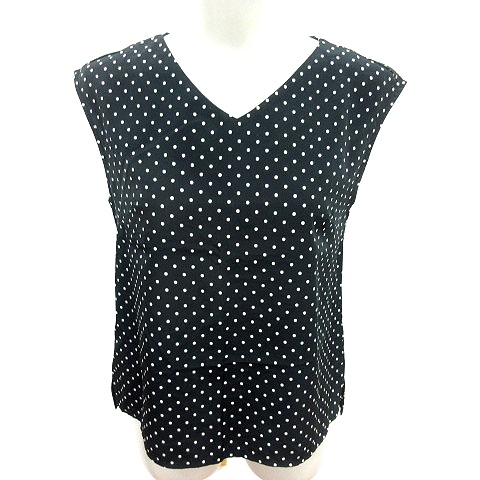 N.Natural Beauty Basic N.ナチュラルビューティーベーシック シャツ ブラウス ノースリーブ ドット M レディース拍卖