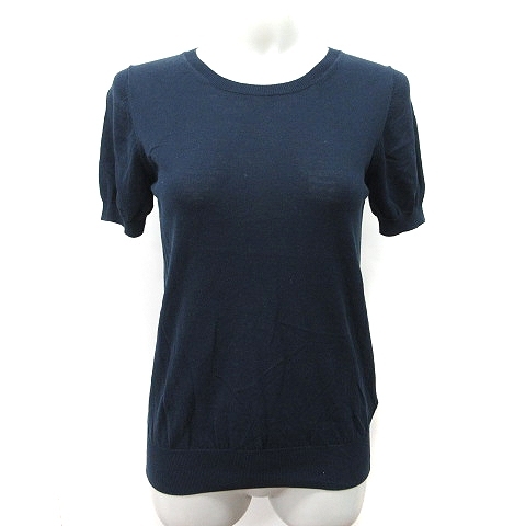 デミルクス ビームス Demi-Luxe BEAMS カットソー 半袖 紺 ネイビー /YI レディース拍卖