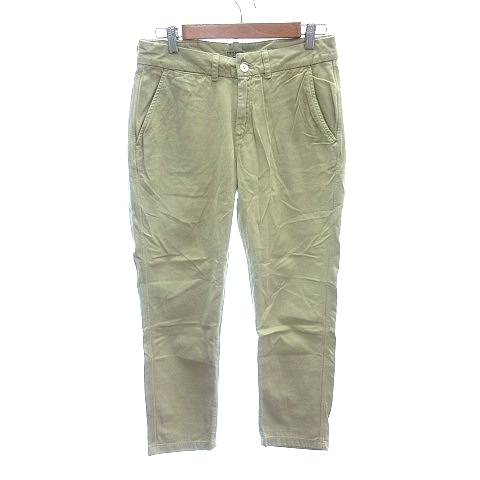 リーバイス Levi's MADE&CRAFTED チノパンツ スリム テーパード 26 M 緑 グリーン /AU レディース拍卖