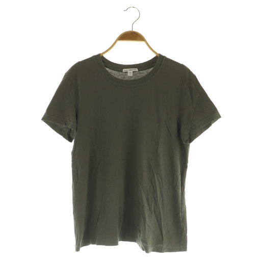 ジェームスパース JAMES PERSE ベーシック クルーネックTシャツ 半袖 1 カーキ WLJ3114 /MY ■OS ■SH レディース拍卖