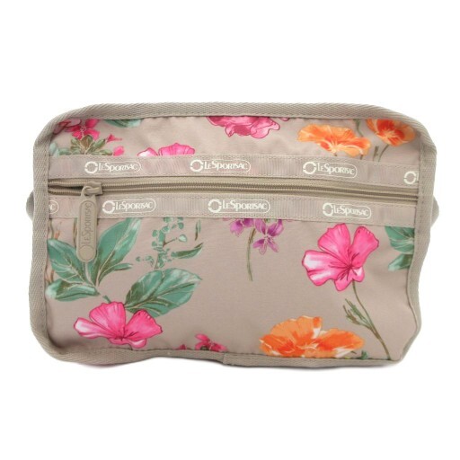 レスポートサック LesportSAC ショルダーバッグ 花柄 プリント 総柄 グレー /JS レディース拍卖